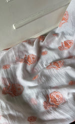 Load image into Gallery viewer, Women's Lucknowi Handcrafted Kota Cotton Chikankari Unstitched Kurta And Dupatta Set - HONC0305074