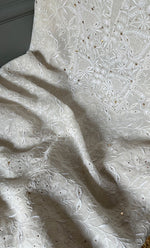 Load image into Gallery viewer, Women's Lakhnavi Handcrafted Maheshwari Mul Chanderi Unstitched Kurta And Dupatta Set- HONC0276233