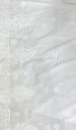 将图像加载到图库查看器中, Women's Lucknowi Handcrafted Cotton Chikankari Dupatta - HONC0170574