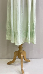 将图像加载到图库查看器中, Sabana Women's Lucknowi Handcrafted Muslin Chikankari Anarkali Dress- HONC0167556