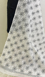 将图像加载到图库查看器中, Women's Lucknowi Handcrafted Kota Cotton Chikankari Dupatta - HONC0127087