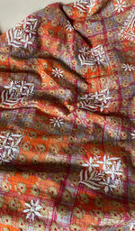 Load image into Gallery viewer, Alveena Women's Lakhnavi Handcrafted Cotton Chikankari Kurta And Kurta Dupatta Set - HONC0264804