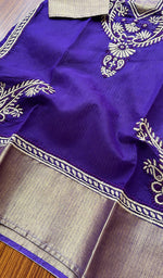 将图像加载到图库查看器中, Women's Lakhnavi Handcrafted Cotton Chikankari Kurti - NC4229