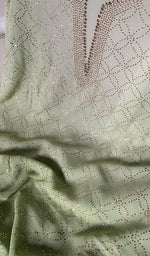 Load image into Gallery viewer, Women's Lakhnavi Handcrafted Viscose Georgette Chikankari Full Suit Material - HONC0198666