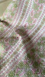 Load image into Gallery viewer, Women's Lakhnavi Handcrafted Unstitched Cotton Chikankari Suit Material - HONC0291790