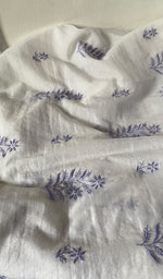将图像加载到图库查看器中, Women's Lakhnavi Handcrafted Mul Chanderi Unstitched Kurta And Dupatta Set - HONC0314677