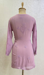 Load image into Gallery viewer, Women's Lucknowi Handcrafted Viscose Georgette Chikankari Top - HONC0153197