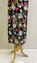 Load image into Gallery viewer, Women's Lakhnavi Handcrafted Cotton Chikankari Unstitched Kurti Fabric - HONC0180630