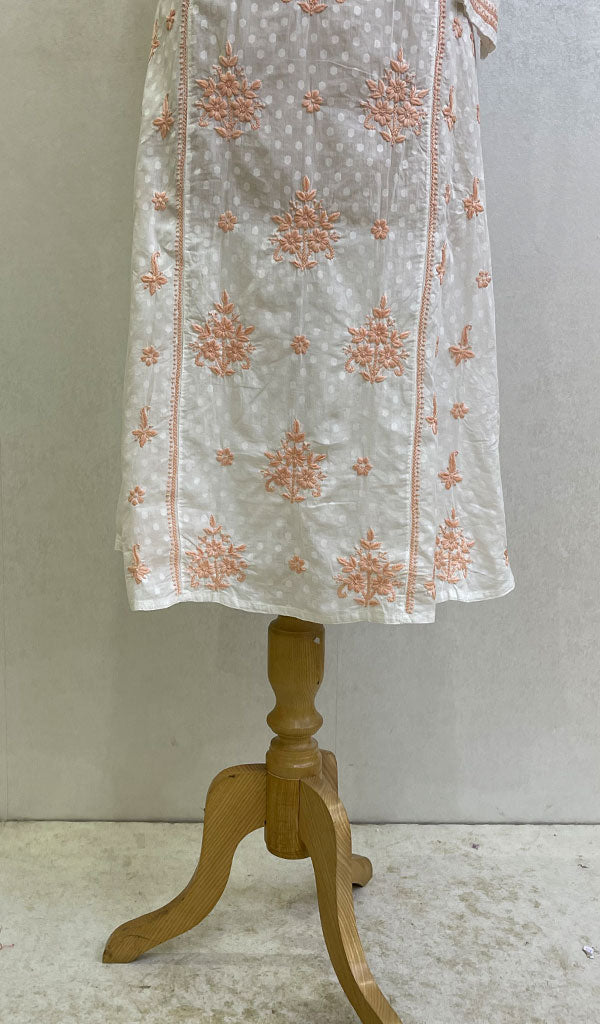 Gulshan Women's Lucknowi Handcrafted Cotton Chikankari Kurti - HONC0159604