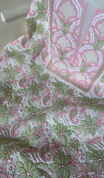 Load image into Gallery viewer, Sidra Women's Lakhnavi Handcrafted Cotton Chikankari Suit Material - HONC0284969