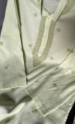 Load image into Gallery viewer, Men's Lucknowi Handcrafted Cotton Chikankari Kurta - HONC0288689