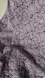 将图像加载到图库查看器中, Women's Lucknowi Handcrafted Faux-Georgette Chikankari Suit Material - HONC0263412