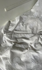 将图像加载到图库查看器中, Women's Lakhnavi Handcrafted Unstitched Cotton Chikankari Kurta Dupatta Set - HONC0231301