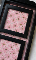 将图像加载到图库查看器中, Handcrafted Chikankari Tray with Two Coasters – Wooden Frame - HONC0295553