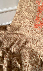 Load image into Gallery viewer, Women's Lakhnavi Handcrafted Unstitched Cotton Chikankari Suit Material - HONC0173411