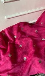将图像加载到图库查看器中, Nyla Women's Lakhnavi Handcrafted Mul Chanderi Unstitched Chikankari Full Suit Material - HONC0352599
