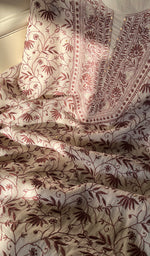 Load image into Gallery viewer, Women's Lakhnavi Handcrafted Maheshwari Mul Chanderi Unstitched Kurta And Dupatta Set - HONC0271873