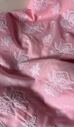 将图像加载到图库查看器中, Aashi Women's Lakhnavi Handcrafted Cotton Chikankari Suit Material - HONC0285007