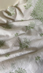 Load image into Gallery viewer, Women's Lakhnavi Handcrafted Mul Chanderi Kurta And Dupatta Set - HONC0257359