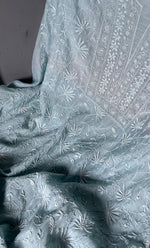 Load image into Gallery viewer, Women's Lakhnavi Handcrafted Mul Chanderi Unstitched Kurta And Dupatta Set- HONC0278916