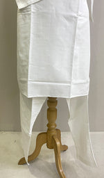 Load image into Gallery viewer, Men's Lucknowi Handcrafted Linen Cotton Chikankari Kurta With Pant -HONC0204540