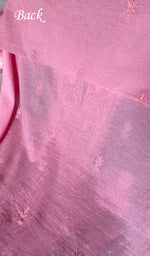将图像加载到图库查看器中, Women's Lakhnavi Handcrafted Mul Chanderi Unstitched Chikankari Full Suit Material - HONC0314660