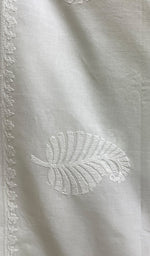 Load image into Gallery viewer, Women's Lucknowi Handcrafted Cotton Chikankari Stoles - HONC0198440
