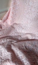 Load image into Gallery viewer, Women's Lakhnavi Handcrafted Unstitched Cotton Chikankari Suit Material - HONC0294095