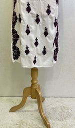 Load image into Gallery viewer, Women's Lucknowi Handcrafted Mul Cotton Chikankari Kurti- HONC0151125