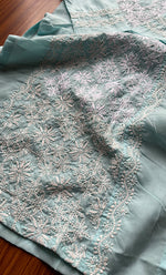 将图像加载到图库查看器中, Women's Lucknowi Handcrafted Cotton Chikankari Kurti - HONC0298735