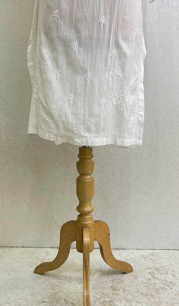 Mehreen Women's Lucknowi Handcrafted Cotton Chikankari Kurti - HONC0163024