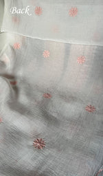 Load image into Gallery viewer, Women's Lakhnavi Handcrafted Unstitched Mul Chanderi Kurta And Dupatta Set - HONC0326141