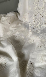 Load image into Gallery viewer, Women's Lakhnavi Handcrafted Mul Chanderi Unstitched Kurta And Dupatta Set- HONC0263961