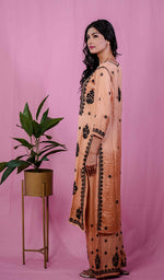 Load image into Gallery viewer, Shifa Women's Lakhnavi Handcrafted Modal Cotton Chikankari Kurta And Palazzo Set - HONC0205182