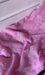 将图像加载到图库查看器中, Women's Lakhnavi Handcrafted Mul Chanderi Unstitched Chikankari Full Suit Material - HONC0328324