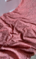 Load image into Gallery viewer, Women's Lakhnavi Handcrafted Viscose Georgette Chikankari Full Suit Material - HONC0277011