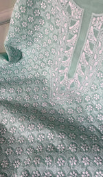 Load image into Gallery viewer, Alina Women's Lakhnavi Handcrafted Cotton Chikankari Suit Material - HONC0274644