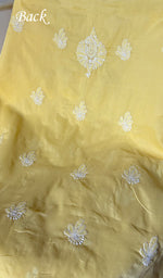 Load image into Gallery viewer, Women's Lakhnavi Handcrafted Unstitched Cotton Chikankari Suit Material - HONC0348583