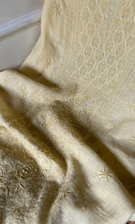 Load image into Gallery viewer, Women's Lakhnavi Handcrafted Maheshwari Mul Chanderi Unstitched Kurta And Dupatta Set- HONC0273017