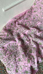 Load image into Gallery viewer, Women's Lakhnavi Handcrafted Chanderi Silk Unstitched Chikankari Full Suit - HONC0342152