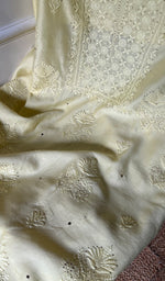 将图像加载到图库查看器中, Women's Lakhnavi Handcrafted Mul Chanderi Chikankari Full Suit Material - HONC0282296