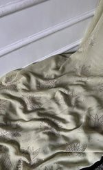 Load image into Gallery viewer, Women's Lucknowi Handcrafted Viscose Georgette Unstitched Chikankari Suit Material - HONC0336838