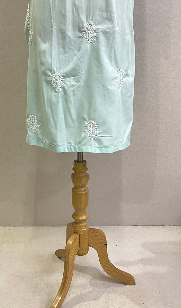 Falak Women's Lucknowi Handcrafted Cotton Chikankari Kurti - HONC0220704