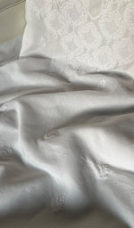 Load image into Gallery viewer, Farah Women's Lakhnavi Handcrafted Unstitched Cotton Chikankari Suit Material - HONC0298915
