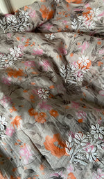 Load image into Gallery viewer, Women's Lakhnavi Handcrafted Cotton Chikankari Kurta And Kurta Dupatta Set - HONC0264801