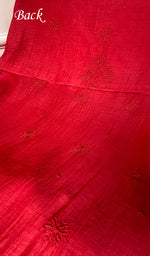Load image into Gallery viewer, Women's Lakhnavi Handcrafted Mul Chanderi Unstitched Kurta And Dupatta Set- HONC0344194