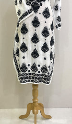 将图像加载到图库查看器中, Women's Lucknowi Handcrafted Muslin Chikankari Kurti - HONC0177454
