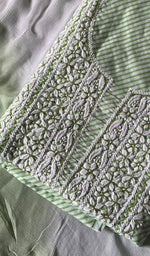 Load image into Gallery viewer, Alisha Women's Lakhnavi Handcrafted Cotton Unstitched Kurta And Dupatta Set - HONC0242689