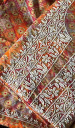 Load image into Gallery viewer, Alveena Women's Lakhnavi Handcrafted Cotton Chikankari Suit Material- HONC0251559