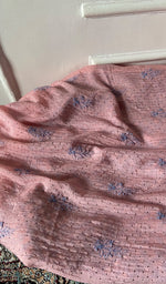 Load image into Gallery viewer, Women's Lakhnavi Handcrafted Mul Chanderi Unstitched Kurta And Dupatta Set - HONC0320355